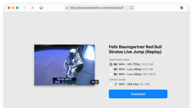 dailymotion video downloader for mac