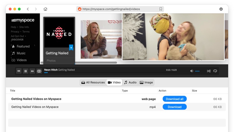 myspace video downloader for mac