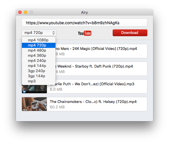 Téléchargeur de vidéos YouTube mac