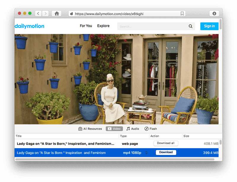 download dailymotion videos mac