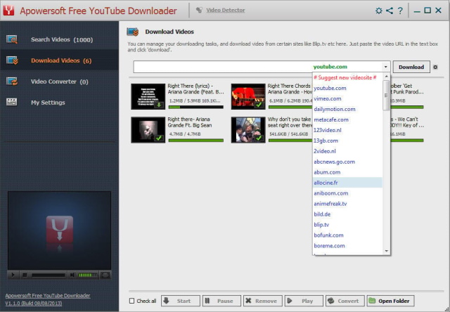 Apowersoft Video Downloader