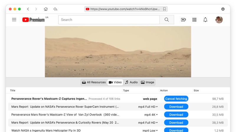 Video downloader for mac