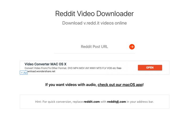 Reddit Video Downloader